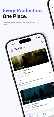 CineFlo - Shot List & Plan iPhone screenshot