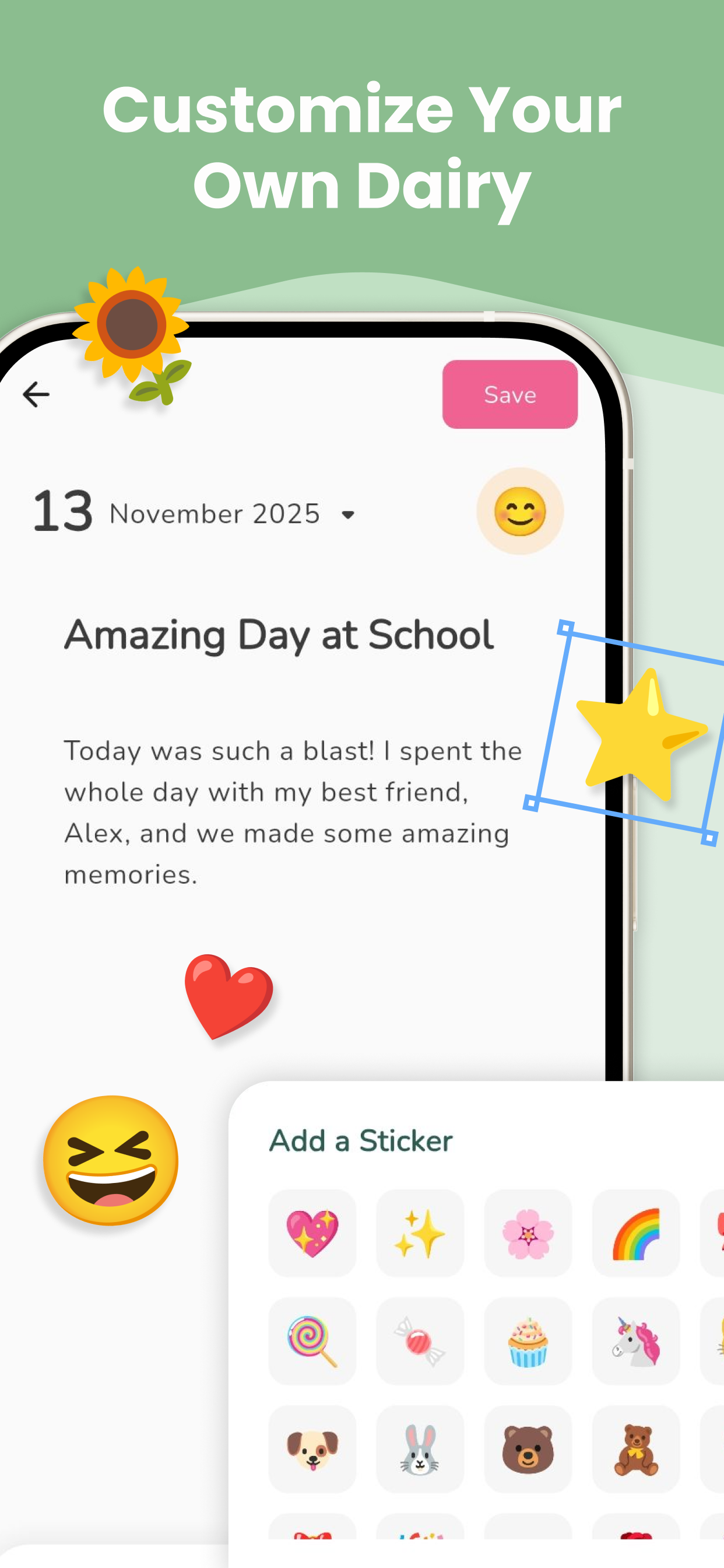 Daily Diary: Mood Journal