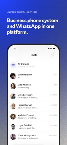 2Chat: Voice, WhatsApp & SMS Screenshot 1 of 6