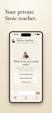 Marcus: Stoic AI Mentor screenshot 1