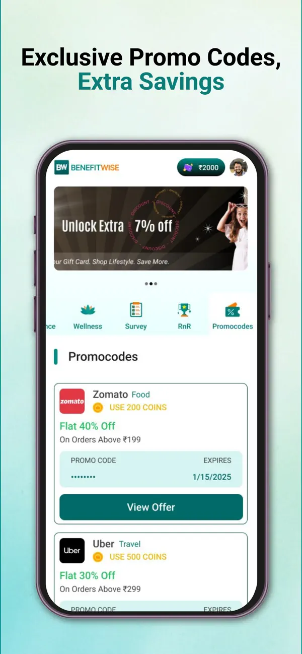 Screenshot #2 pour Benefitwise: Employee Rewards