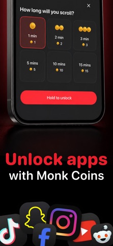 Monk AI: Earn your Screen Time Screenshot 3 of 4
