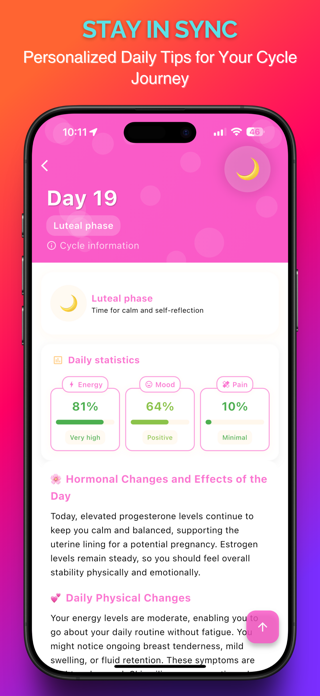 Daily Period & Cycle Tracker Screenshot 4 of 8