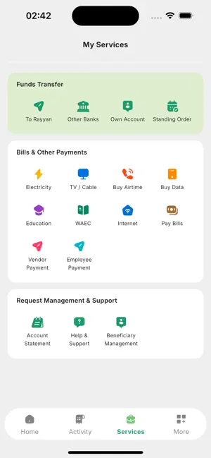 Rayyan Corporate Banking screenshot 3