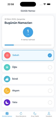 İbadet Takibi Screenshot 2 of 3