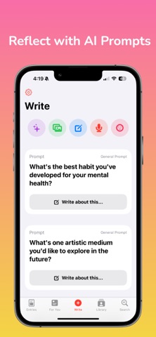 Recollect - Journal & Diary iPhone screenshot