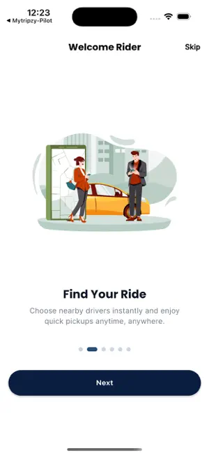 MyTripzy Rider screenshot 1