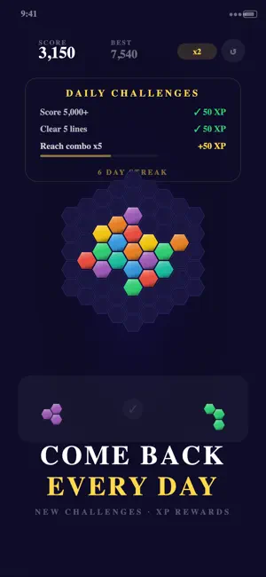 Hexa Blast: Hex Block Puzzle screenshot 4