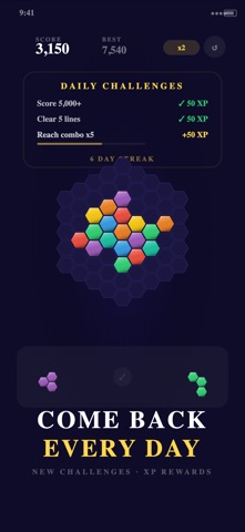 Hexa Blast: Hex Block Puzzle Screenshot 4 of 7