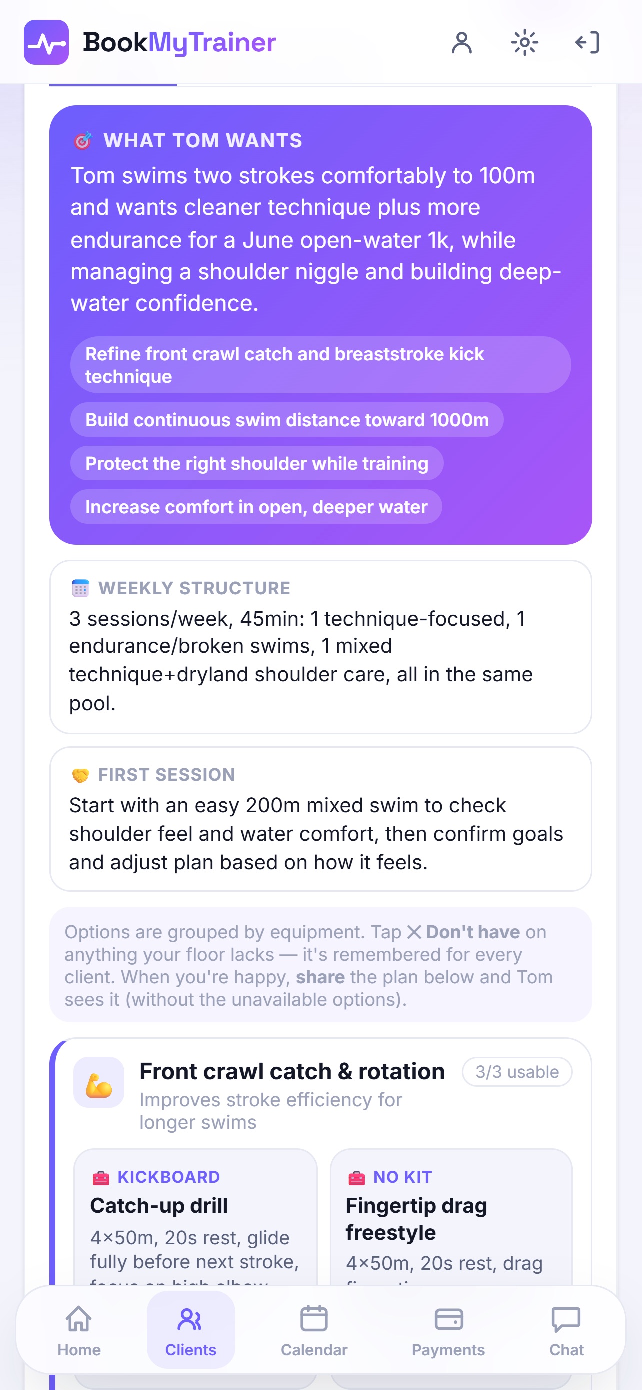 Screenshot 1 of BookMyTrainer