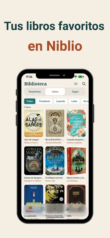 Niblio - Biblioteca y registro screenshot 3 of 8