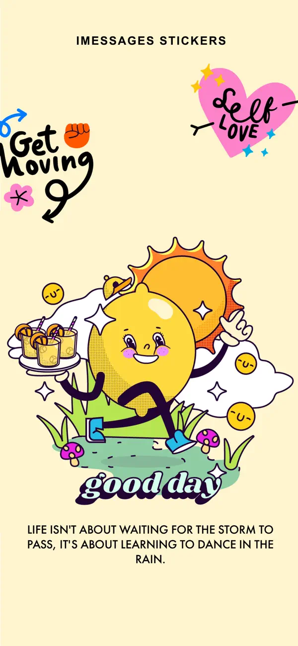 Screenshot #1 pour Good Times Stickers!