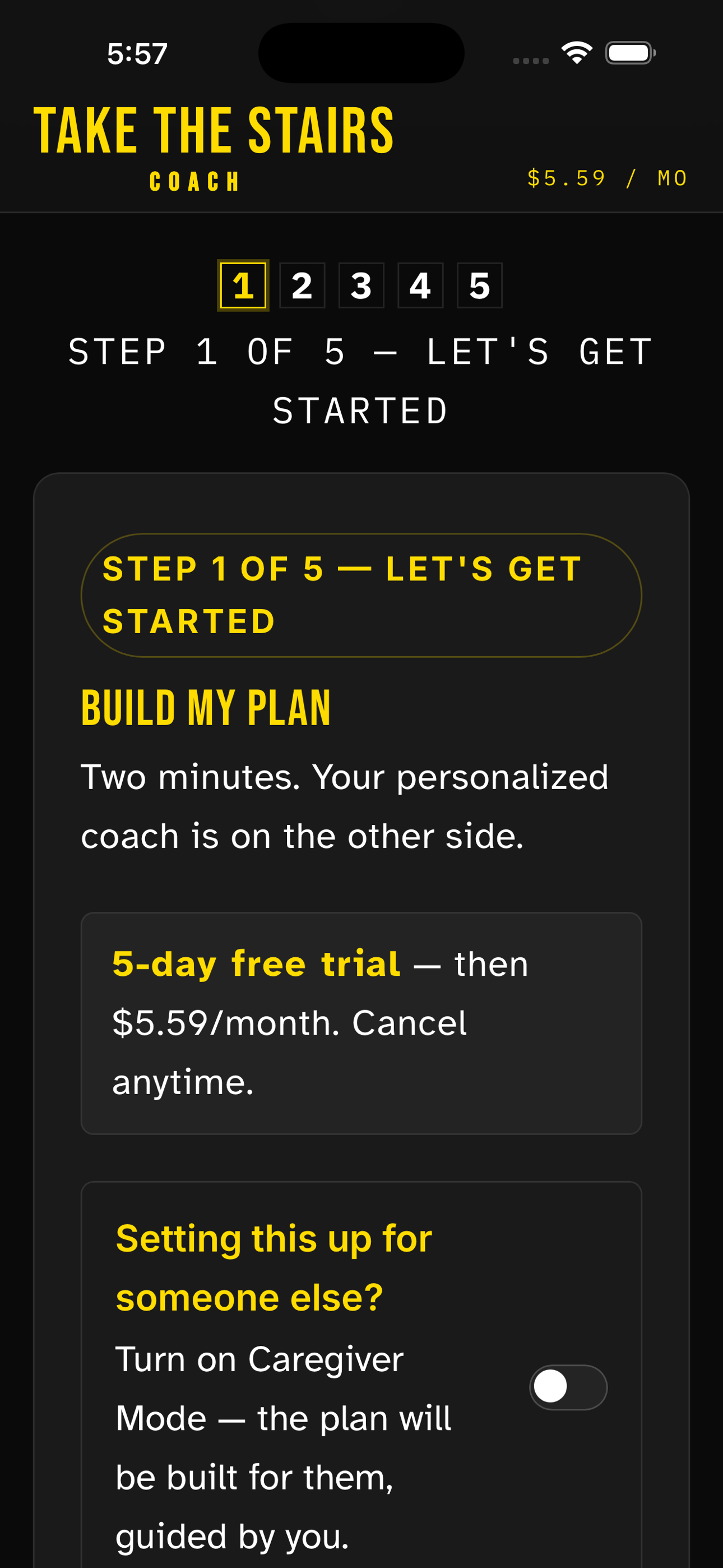 Take the Stairs Coach screenshot 10