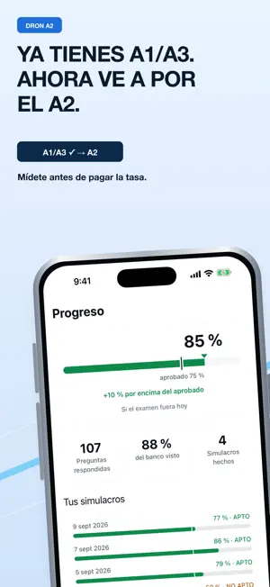 Dron A2 Examen Test 2026 screenshot 1