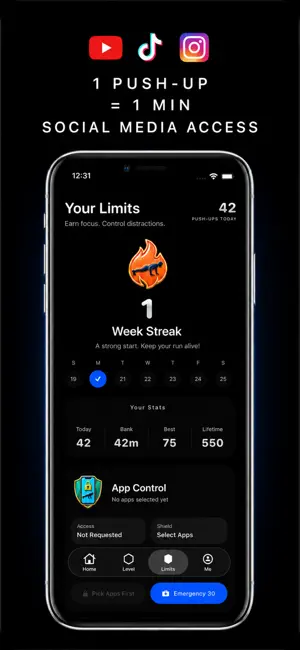 Lock In Fit: App Blocker screenshot 2