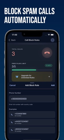 Guardify: Call & SMS Blocker Screenshot 2 of 6