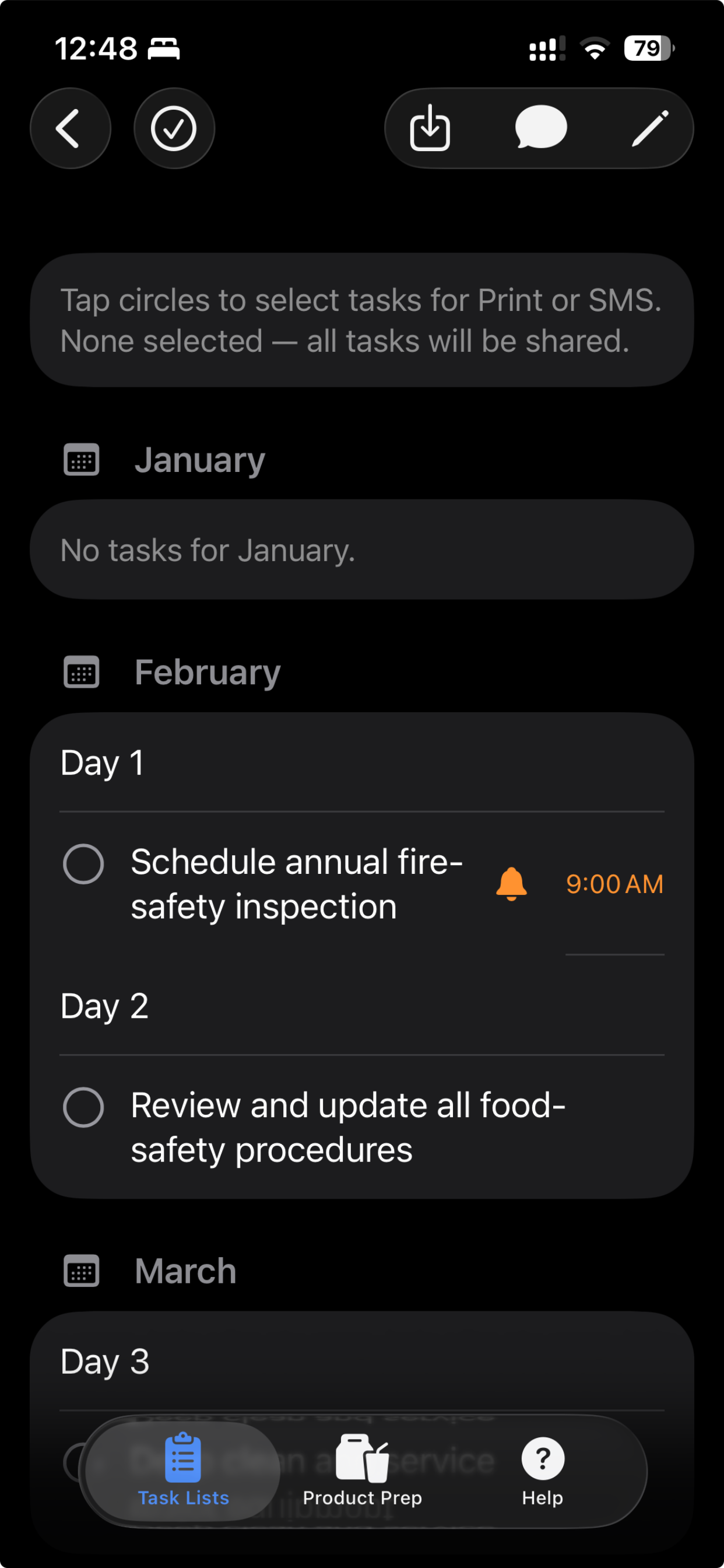 Restaurant Task List screenshot 8