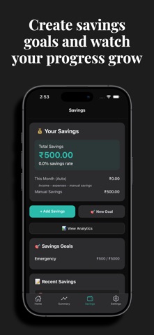 Moniqa - Budgeting App screenshot