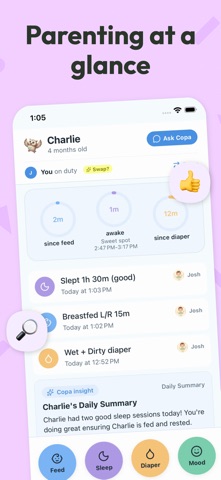Copa: Baby Tracker screenshot