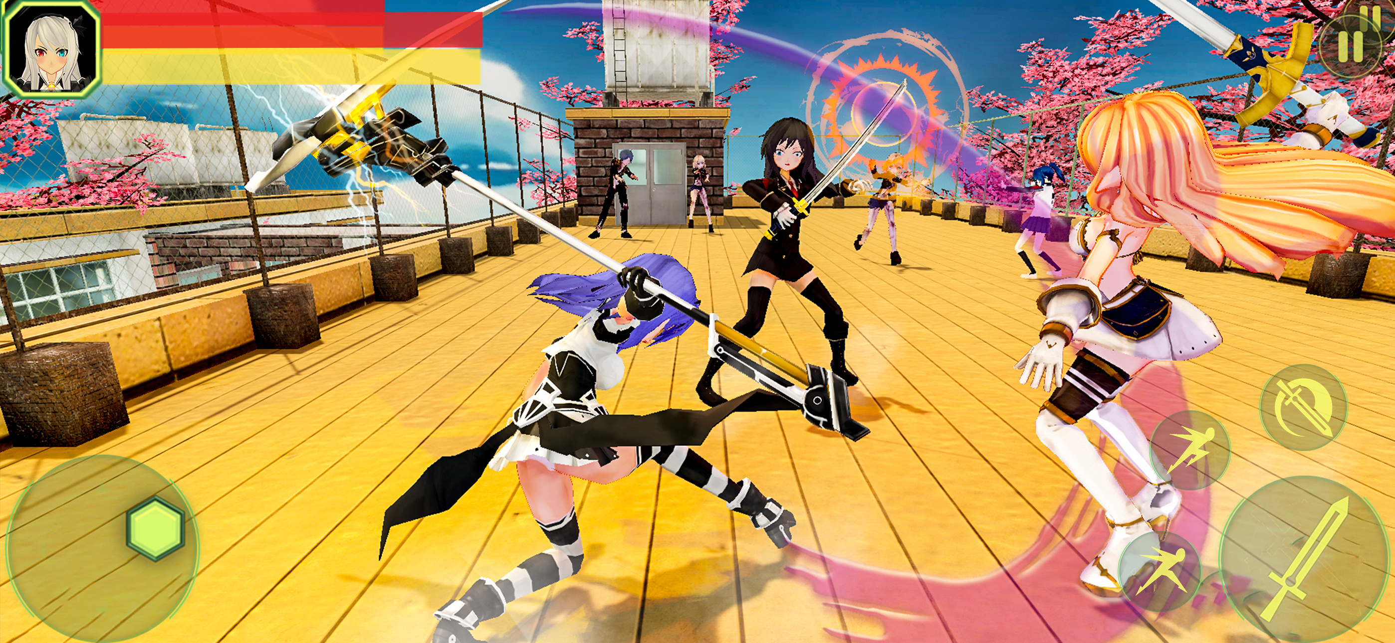 Anime High School Girl Fighter