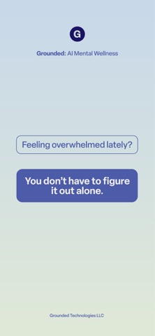 Grounded: AI Mental Wellness Screenshot 1 of 5