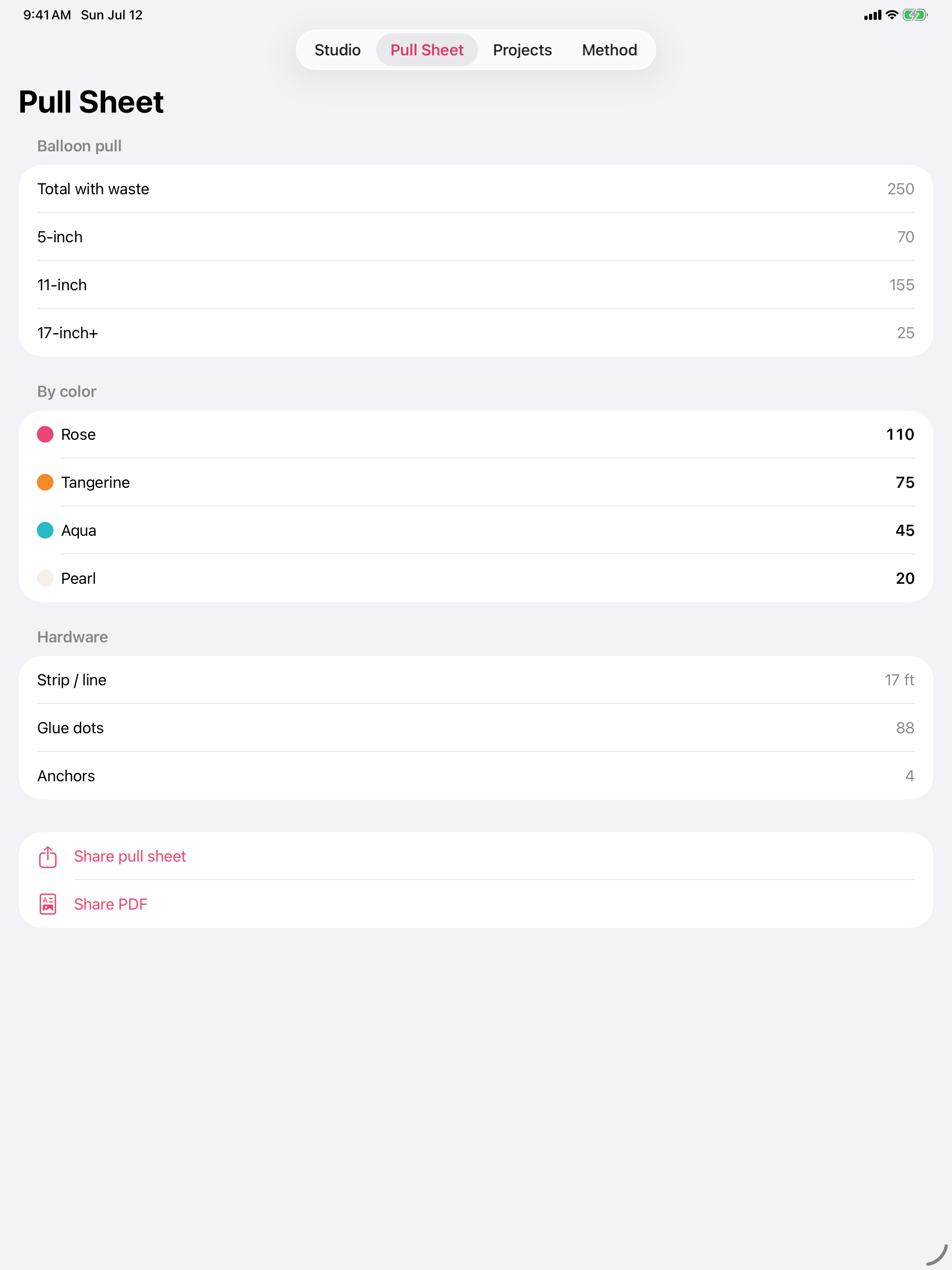 ArchCount iPad screenshot 2 of 2