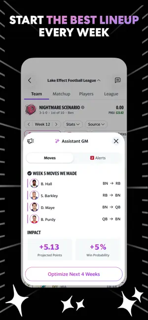 Yahoo Fantasy Sports: NFL, MLB screenshot 8
