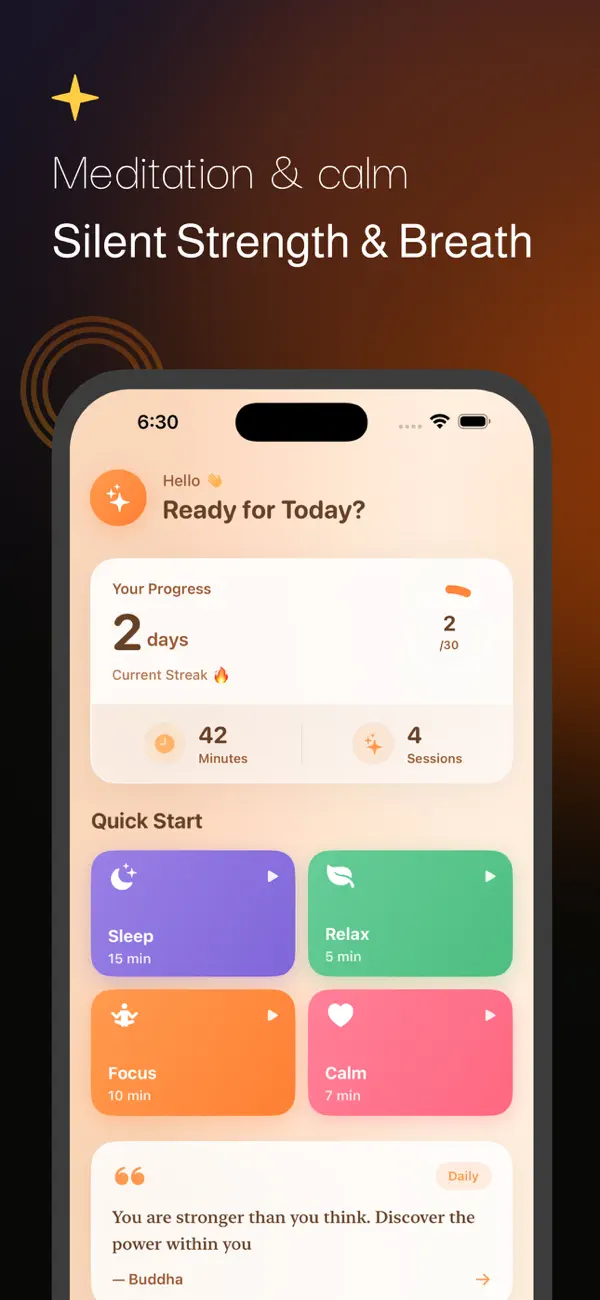 Screenshot #2 pour Mindful: Sommeil et Calme