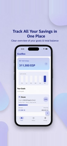 GoalBox - Savings Tracker Screenshot 2 of 9