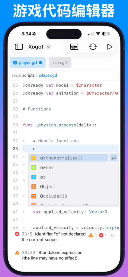 Xogot: Godot for iPad & iPhone App Store screenshot 7