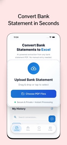 My Bank Statements Converter iPhone screenshot