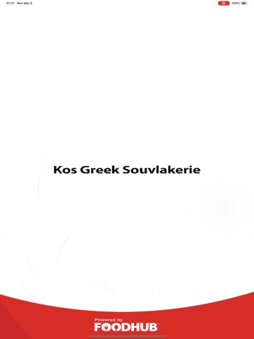 Kos Greek Souvlakerie iPad screenshot