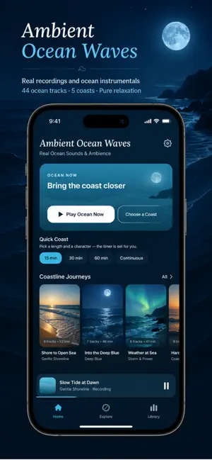 Ambient Ocean Waves screenshot 1