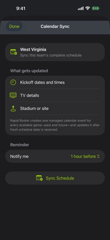 App screenshot