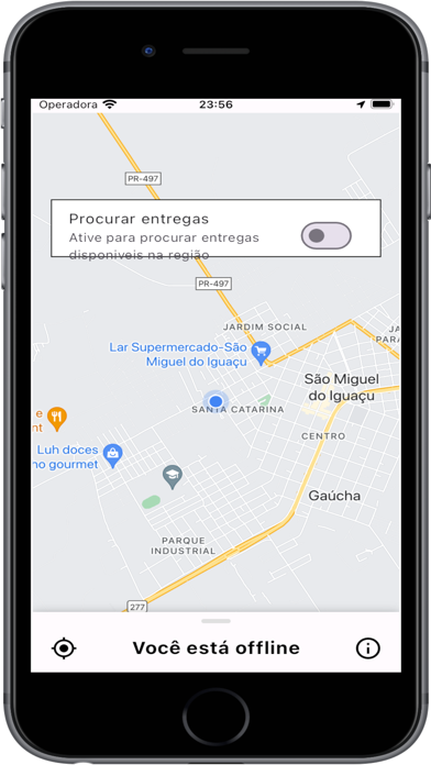 Screenshot 3 of AgoraVai! Transportador App