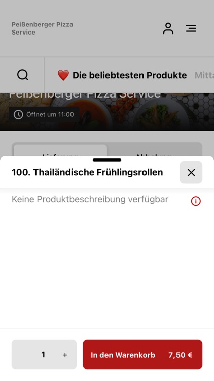 Peißenberger Pizza Service screenshot-3