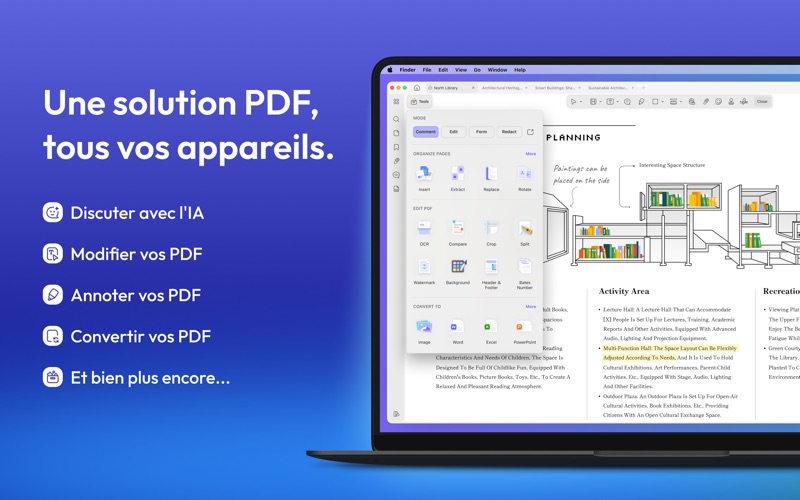 Screenshot #2 pour UPDF : IA Éditer & convertir