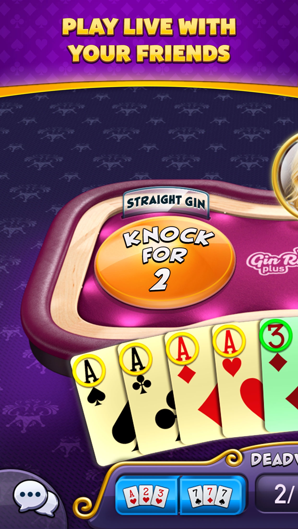 Screenshot 3 of Gin Rummy Plus - Fun Card Game