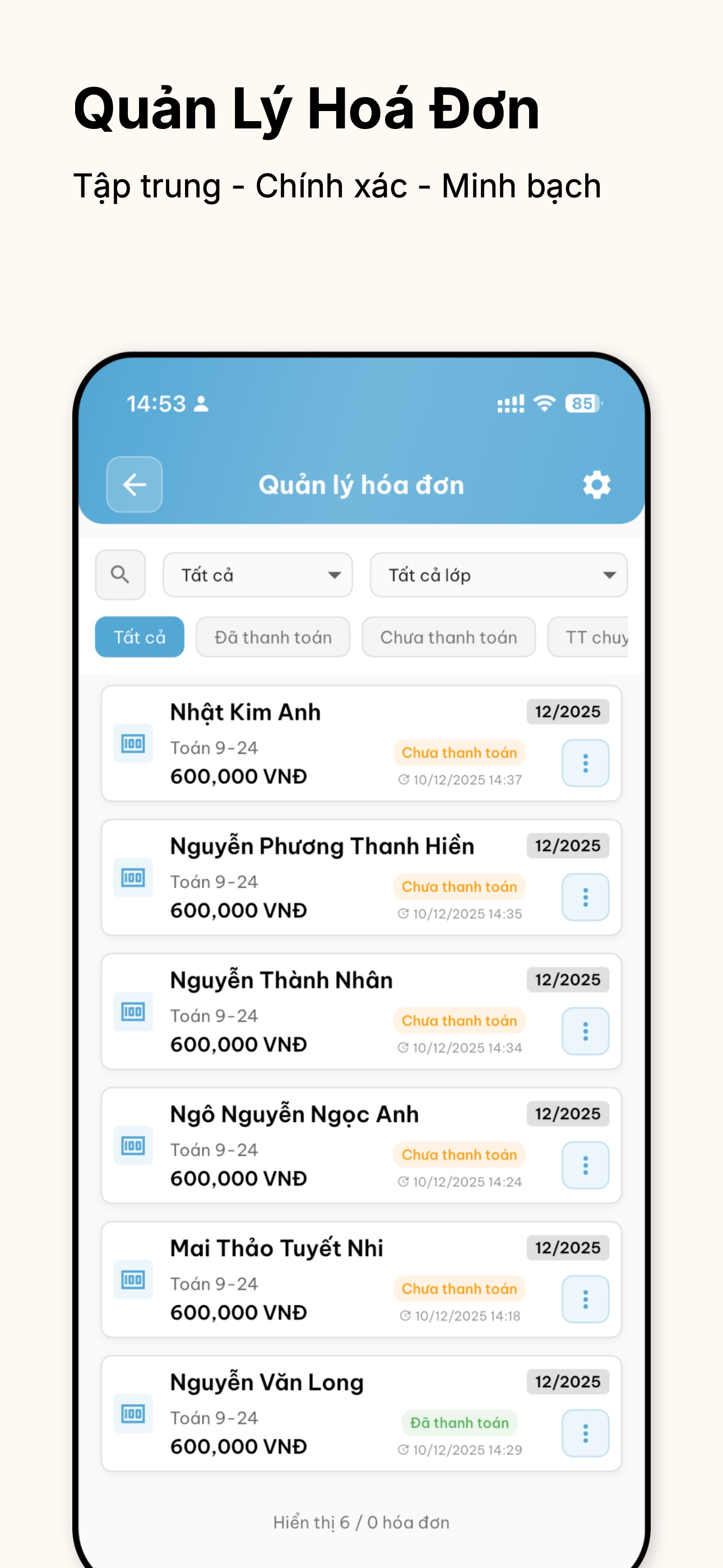 eGalaxy Lite: Lớp Học Tinh Gọn