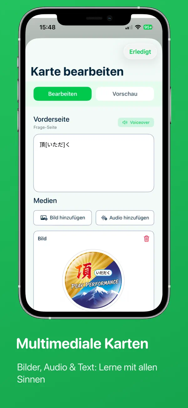 MintDeck: Karteikarten iPhone App Screenshot 7 – Bildung