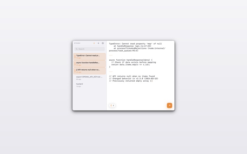 Stash – Clipboard, Evolved screenshot