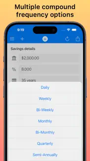 compound interest calc + iphone screenshot 4