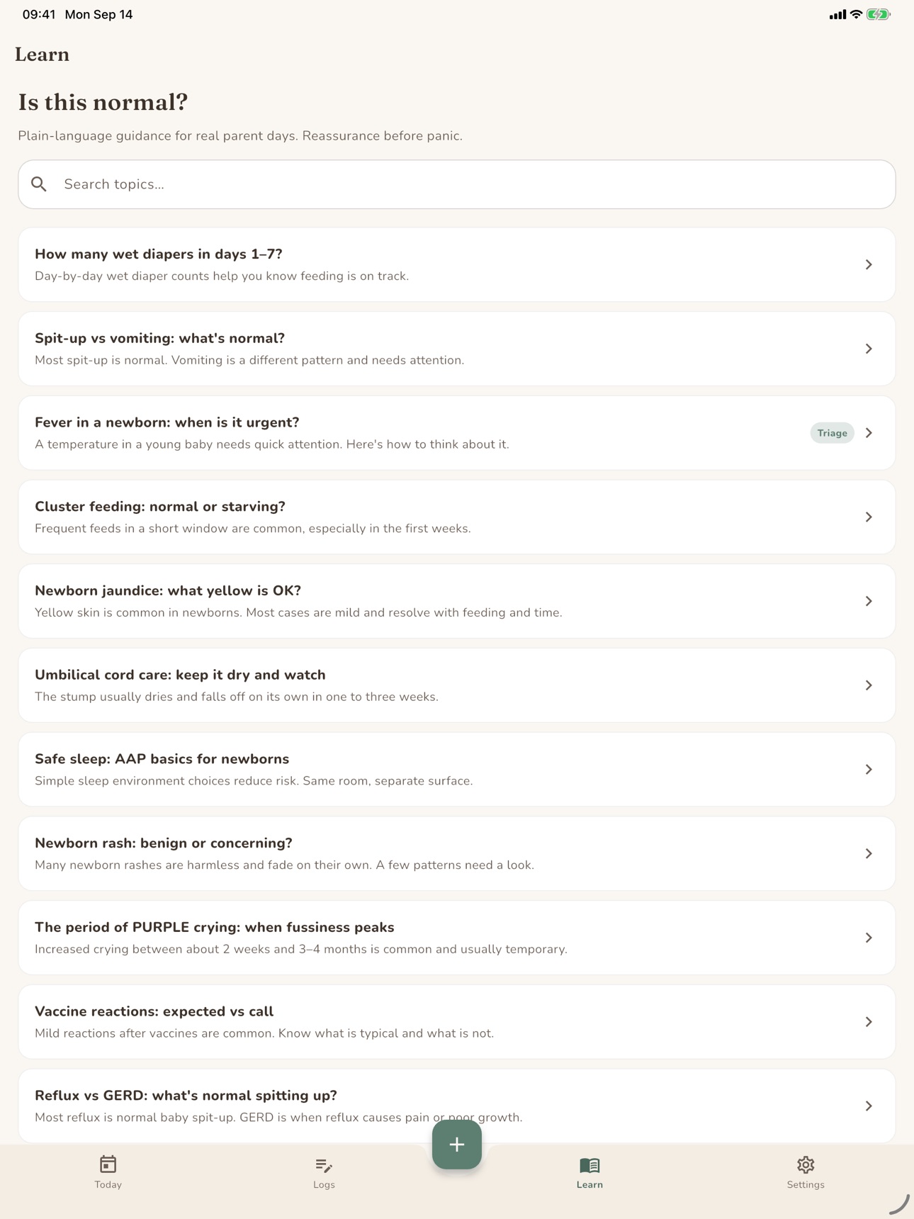Screenshot 8 of Enfold: Baby Tracker