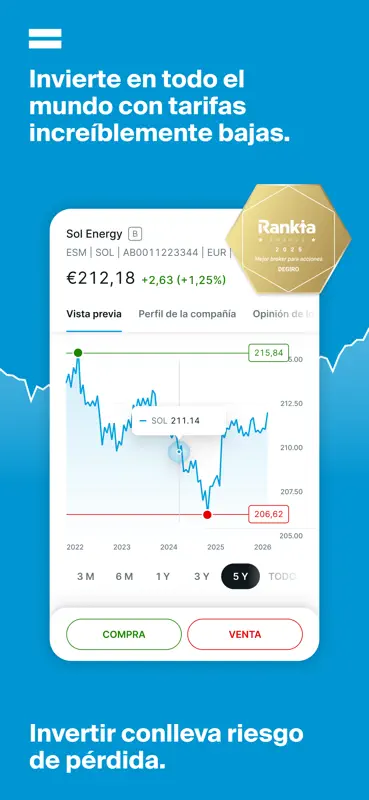 DEGIRO: Inversión y trading screenshot 1 of 8