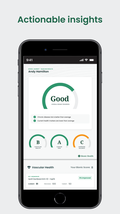 Bionic Health Screenshot