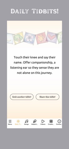 Creating Moments of Joy app screenshot