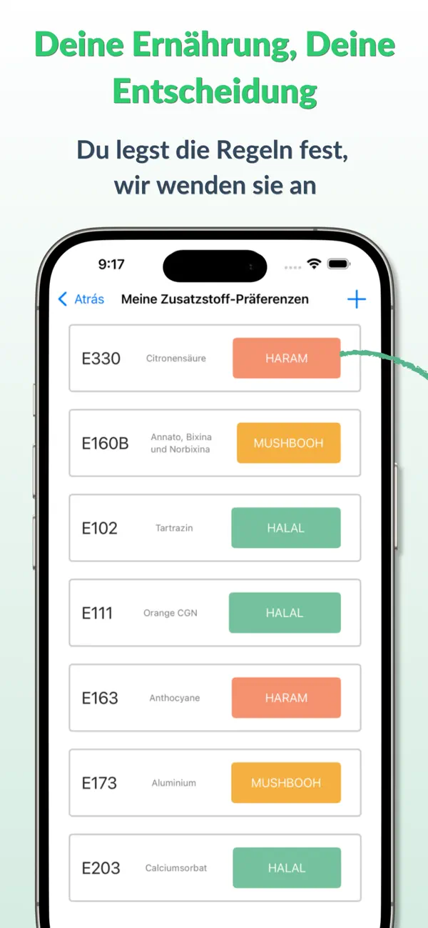 Halal Scanner | Haram Prüfer iPhone App Screenshot 4 – Lifestyle