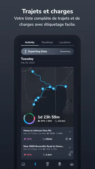Capture d'écran de TezLab - For Tesla/Rivian sur iPhone 5