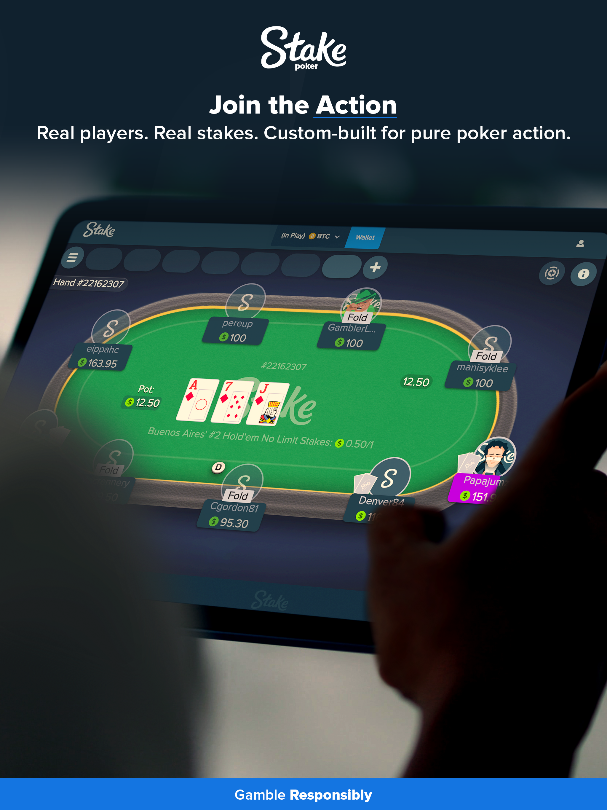 Stake Poker - Real Money