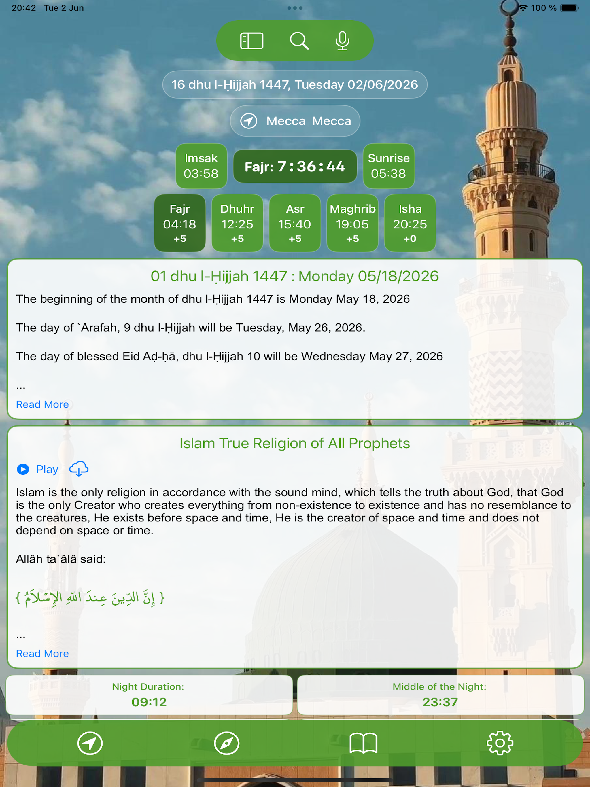 Islam.ms Prayer Times & Qibla screenshot 11